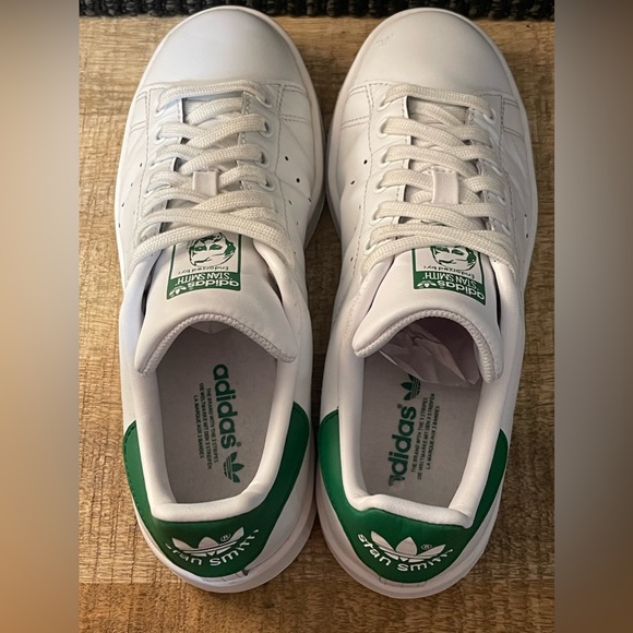 Adidas Stan Smith Sneakers White/Green - Size 7 - Picture 6 of 8